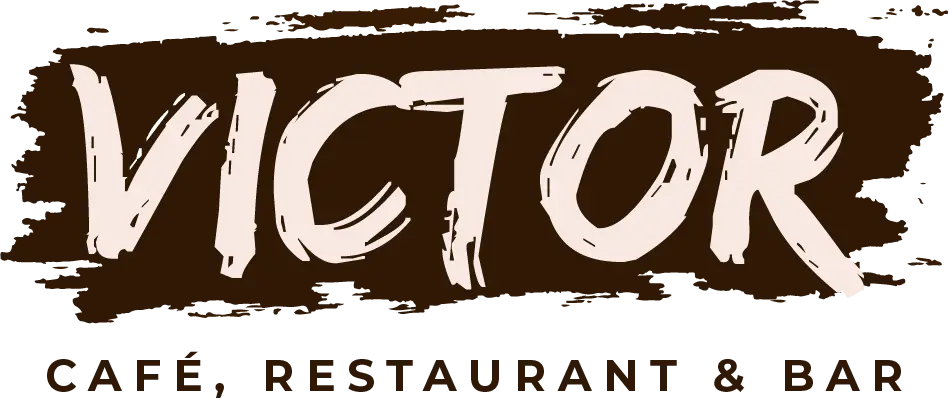 Logo Victor cafe, restaurant og bar i Fredrikstad